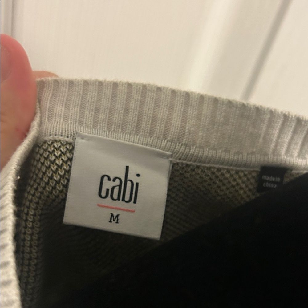 CAbi Cream Floral Cardigan Sweater style 5277   B - Picture 2 of 9